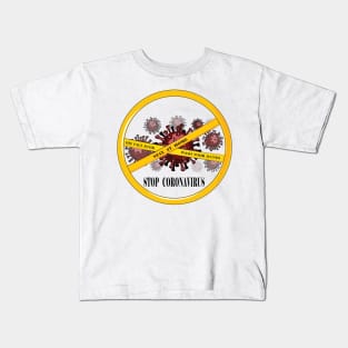 Stop Coronavirus Kids T-Shirt